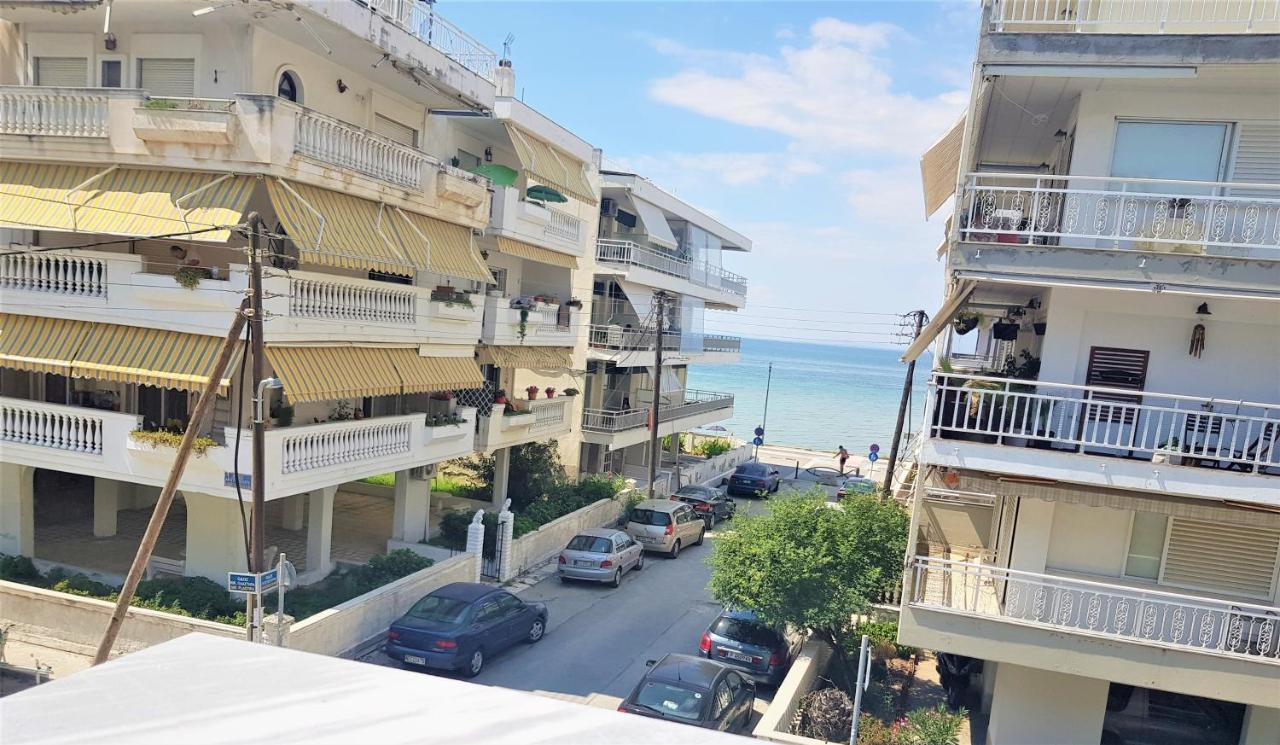 Perea Beach And Sea View Apartment Peraía Esterno foto